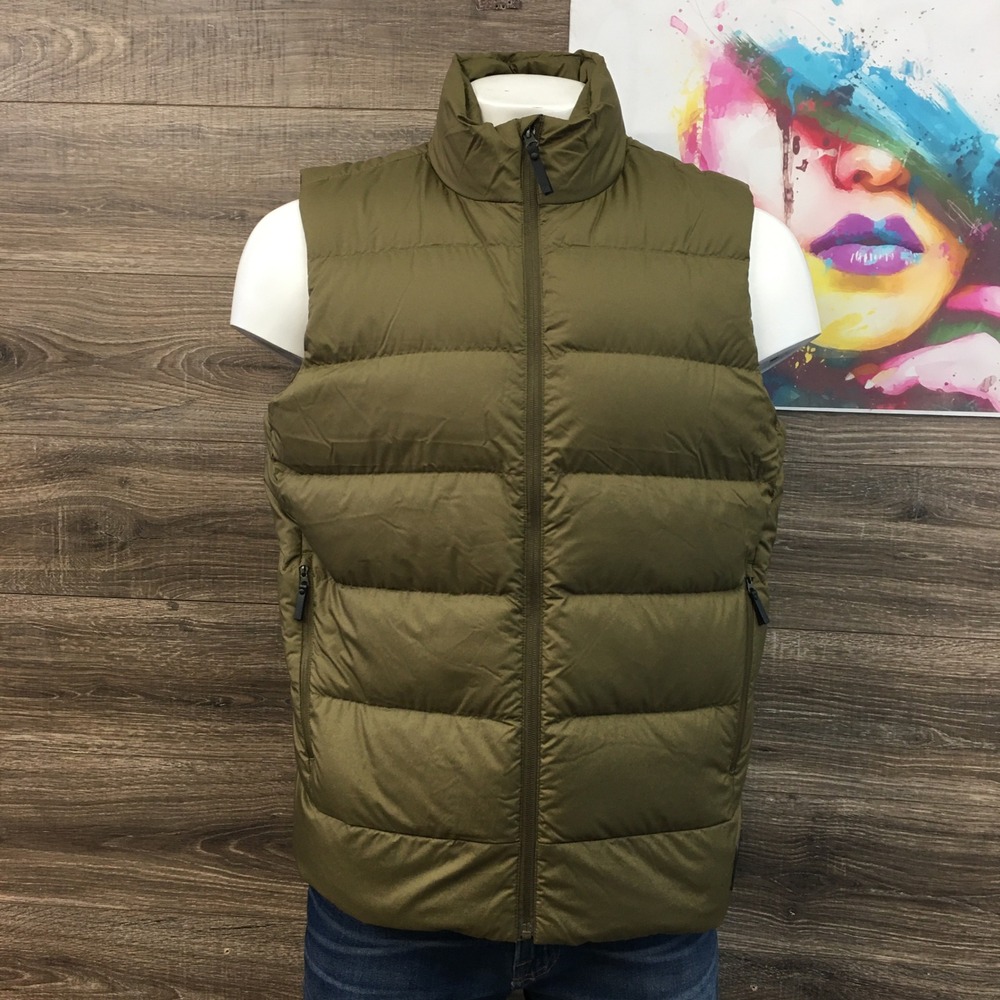 Outdoor Research Mens Cold Snap Down Vest 1943 Loden XL TG Lightweight Puffer